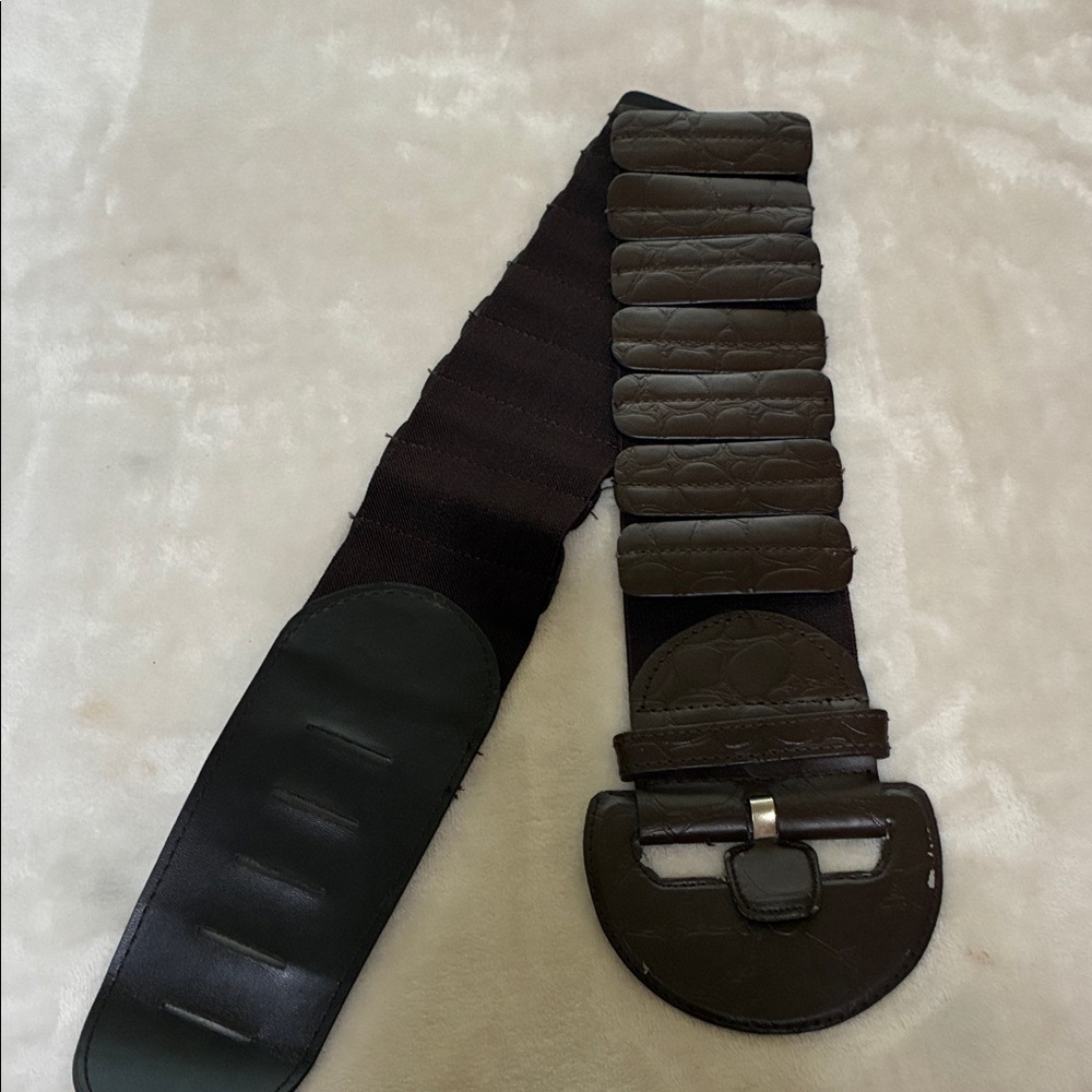Chic Vintage Dark Brown Women's Belt